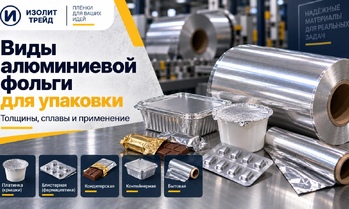Изолит Трейд | Алюминиевая фольга для упаковки: виды и толщины