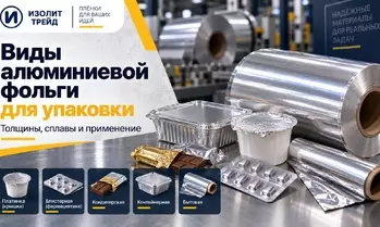 Изолит Трейд | Алюминиевая фольга для упаковки: виды и толщины